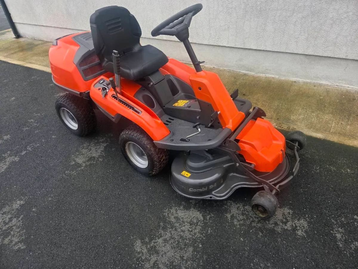 Husquvana front deck lawnmower for sale - Image 1