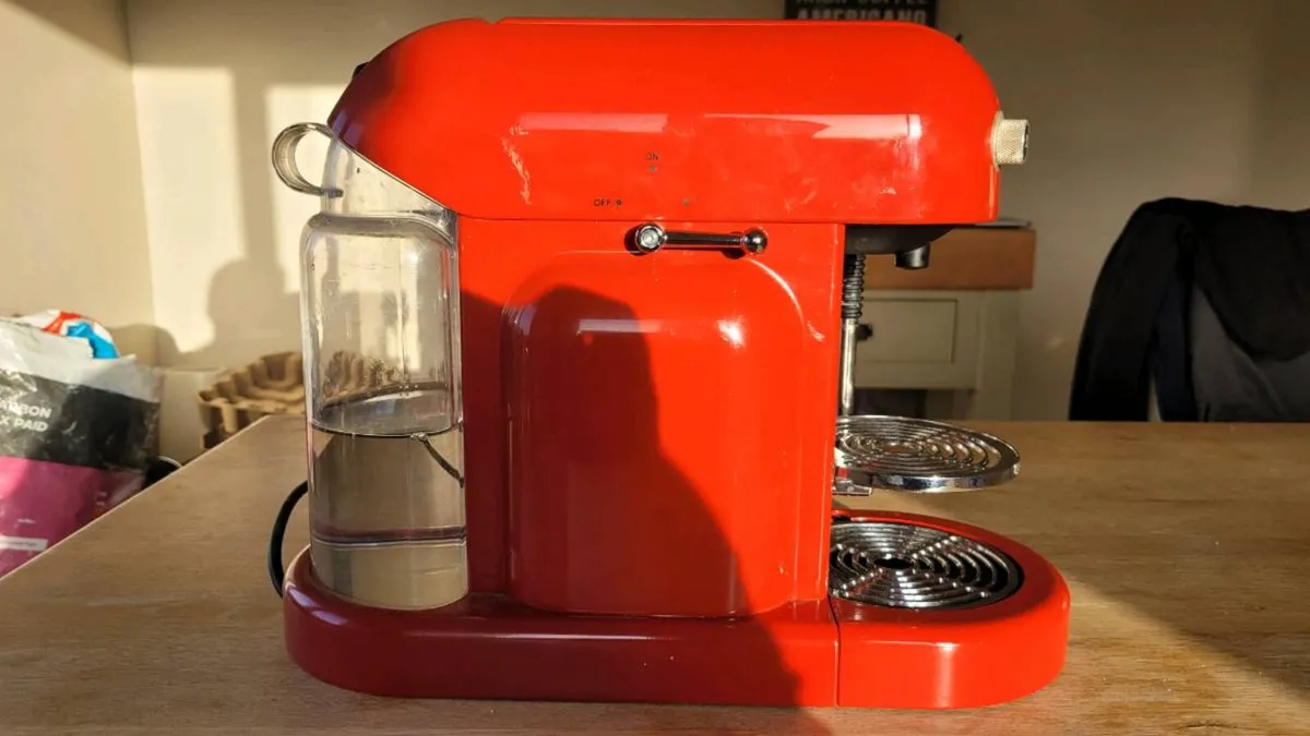 Red Krups Nespresso Coffee Machine - Image 2