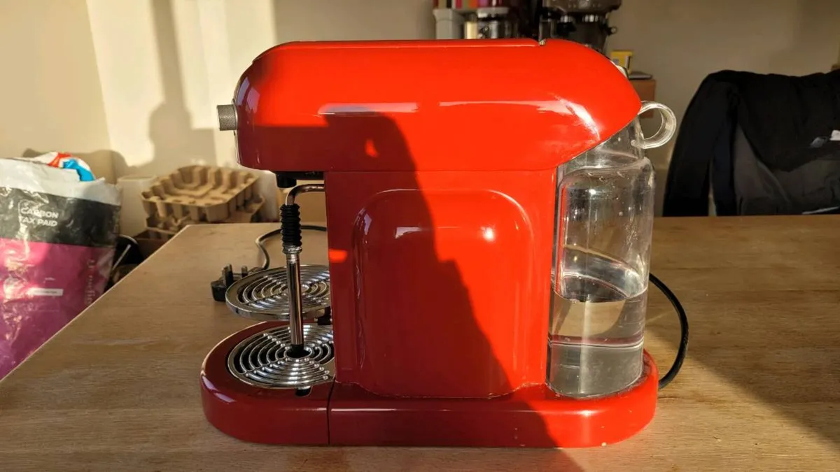 Red Krups Nespresso Coffee Machine - Image 4