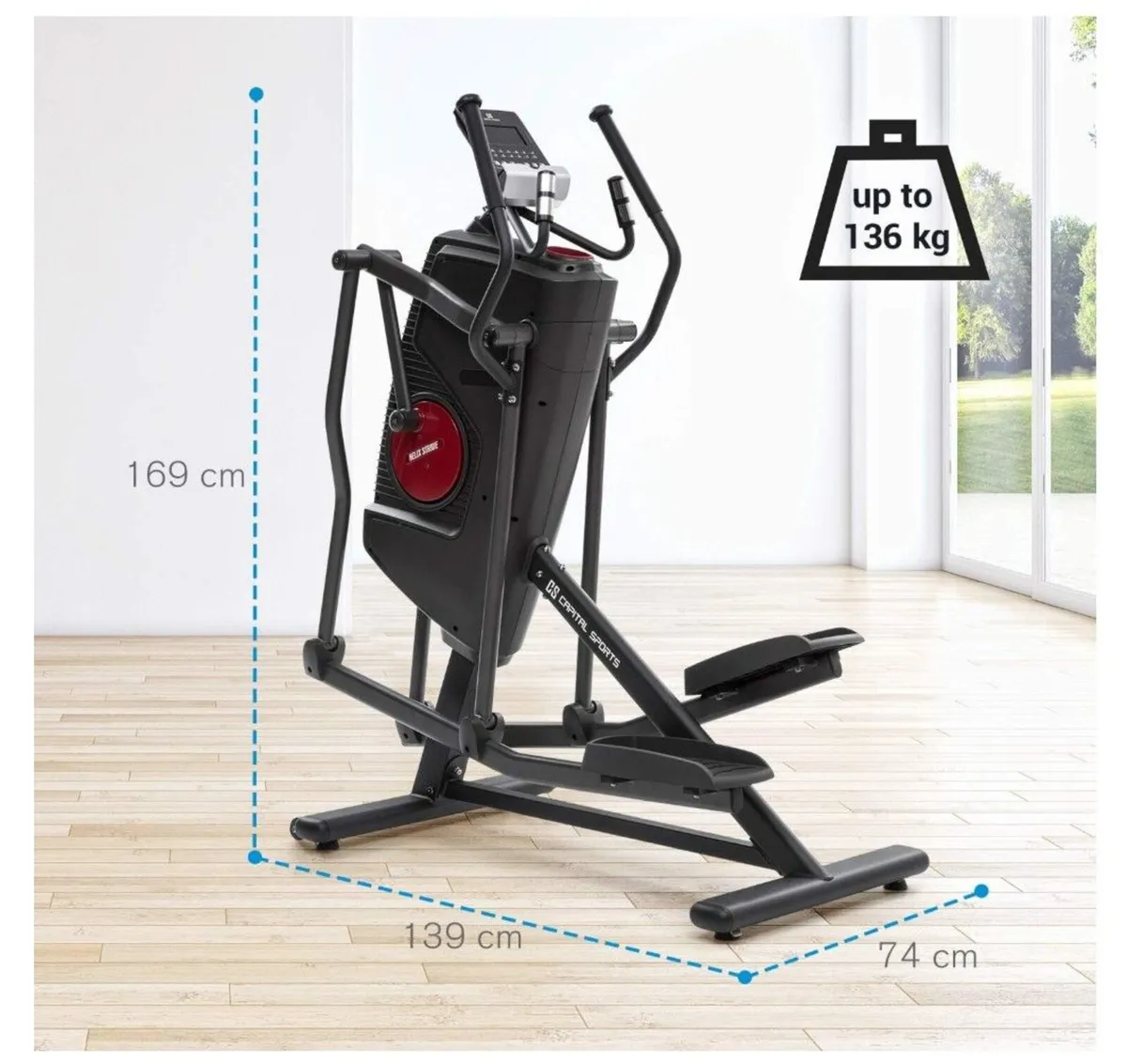 Capital Sports Helix Cross Trainer + Exercise Bike - Image 3