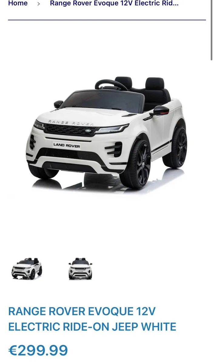 Kids Electric Range Rover - Image 1