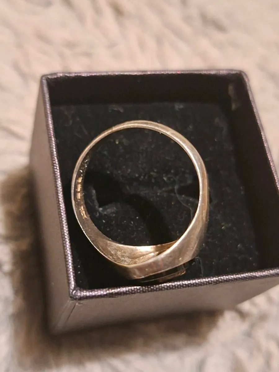 Men's Vintage Silver and Diamond ring - Image 4
