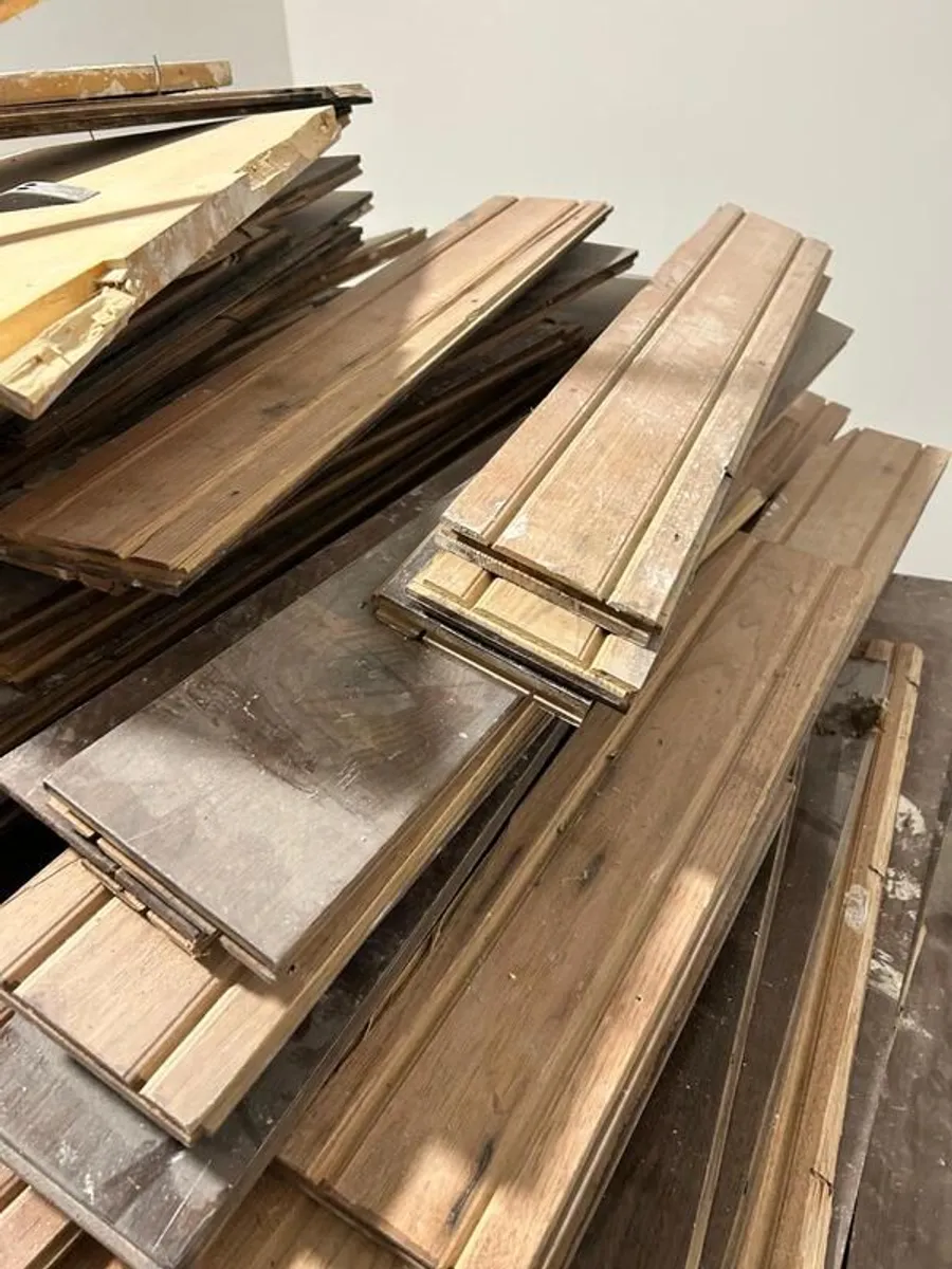 Walnut Hardwood Planks - Reclaimed - Image 3