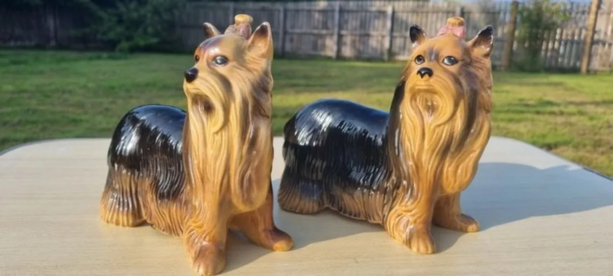 Pair Of Vintage Coopercraft Yorkshire Terrier - Image 2