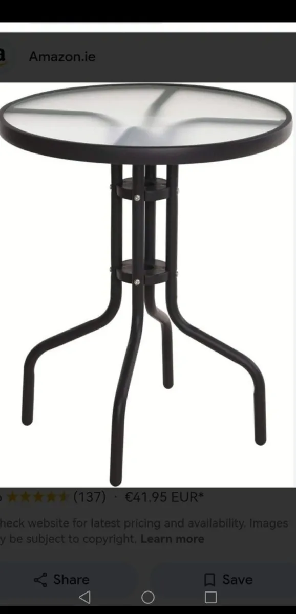 **CLEARANCE** Brand New Bistro Set - Image 2
