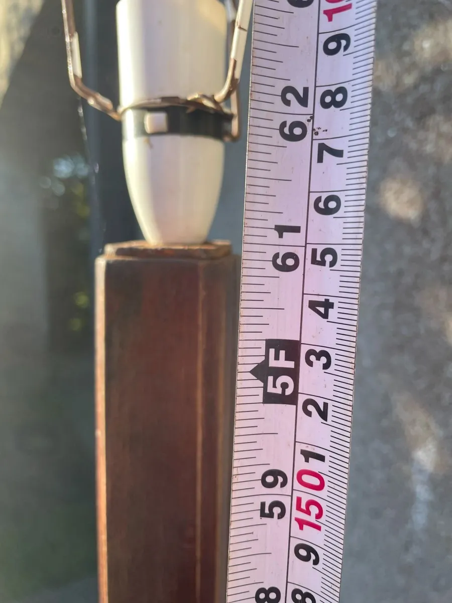 Vintage floor lamp, art deco base, RESTO CONDITION - Image 4