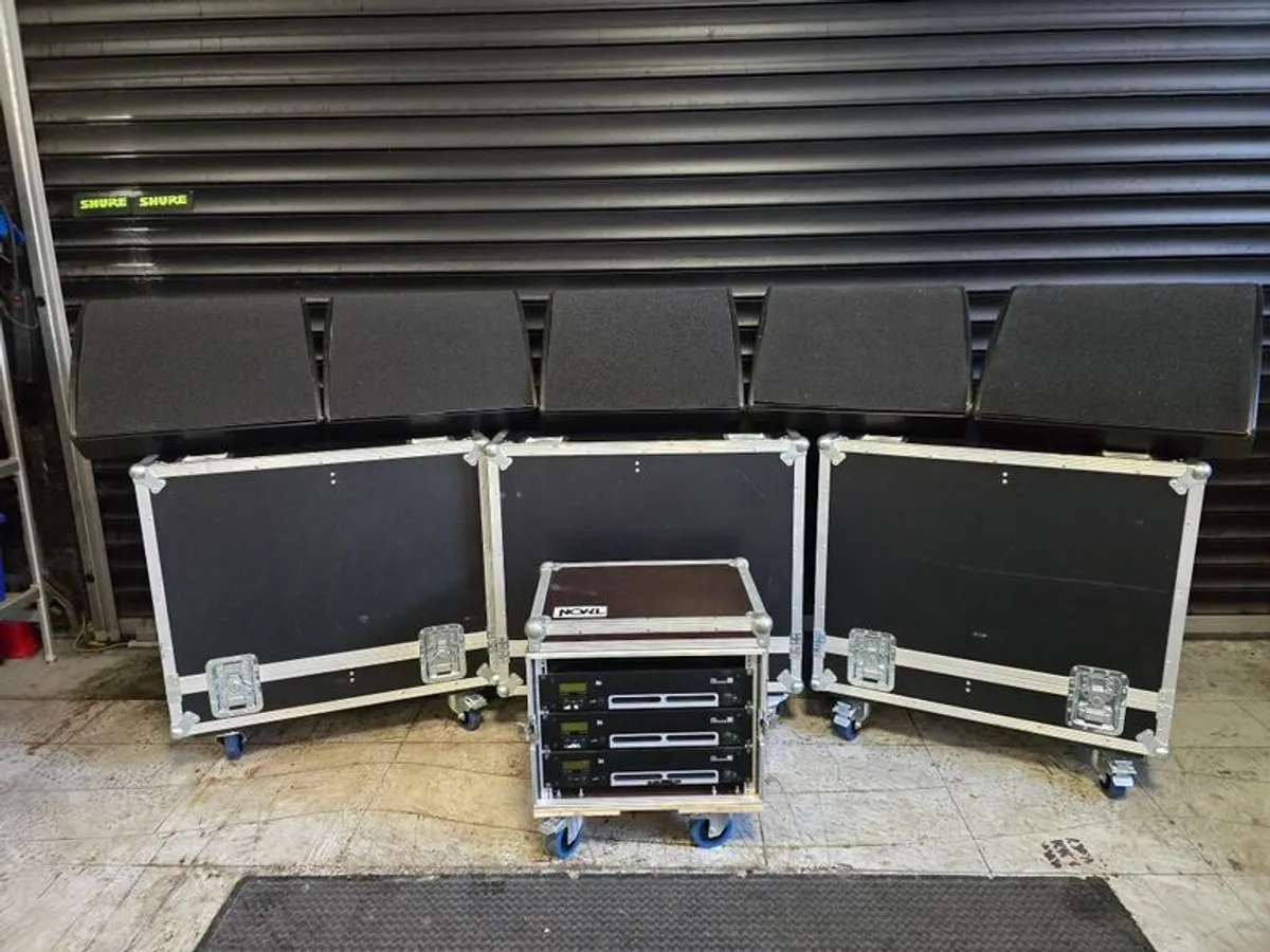 D&B Max 15 monitors with D6 amps - Image 1