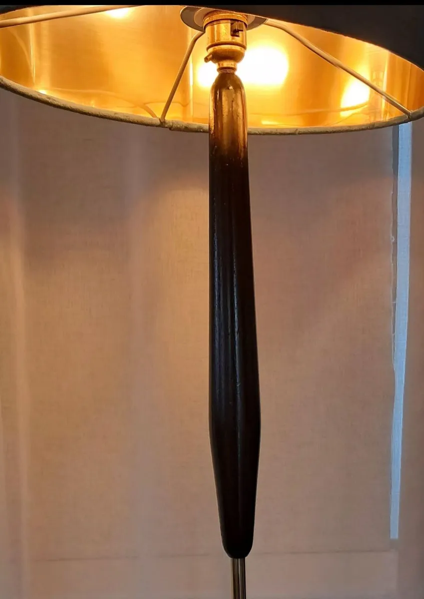 Mid Century Modern Brass Floor Lamp - Image 2