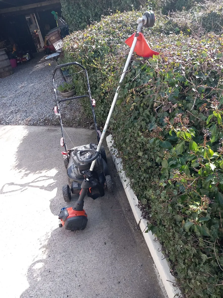 Grass strimmer and lawnmower
