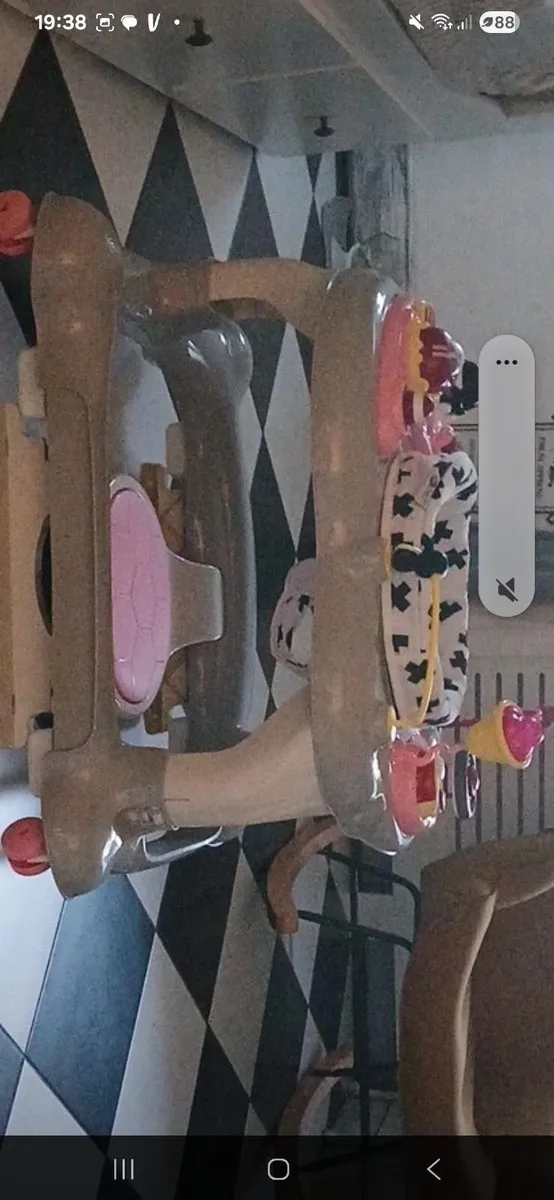 Baby walker 90,baby mobile 25,baby bed 80 - Image 3