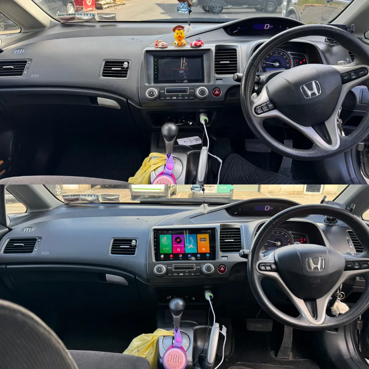 Honda Civic Android Radio with Apple Carplay - Image 1
