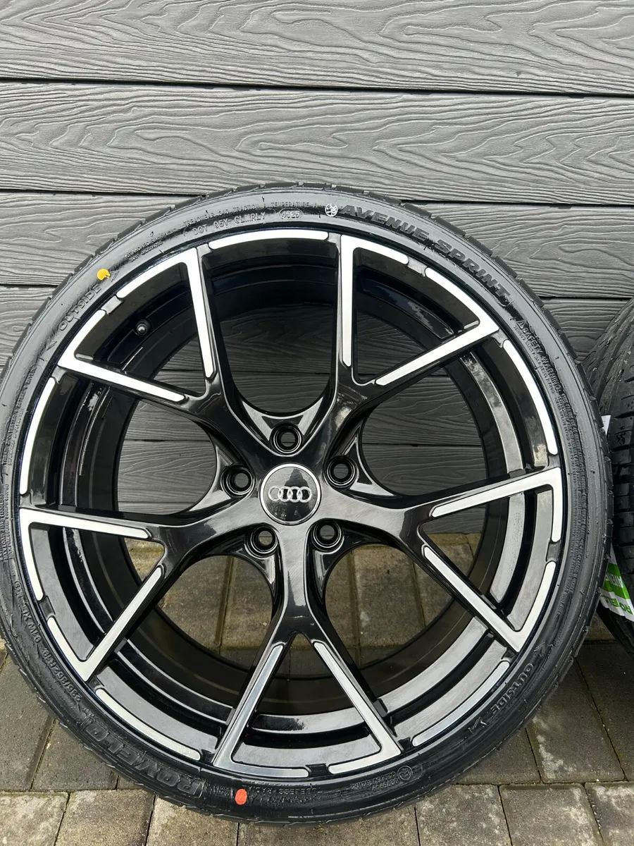 19” NEW AUDI RS3 ALLOY WHEELS & TYRES - Image 3