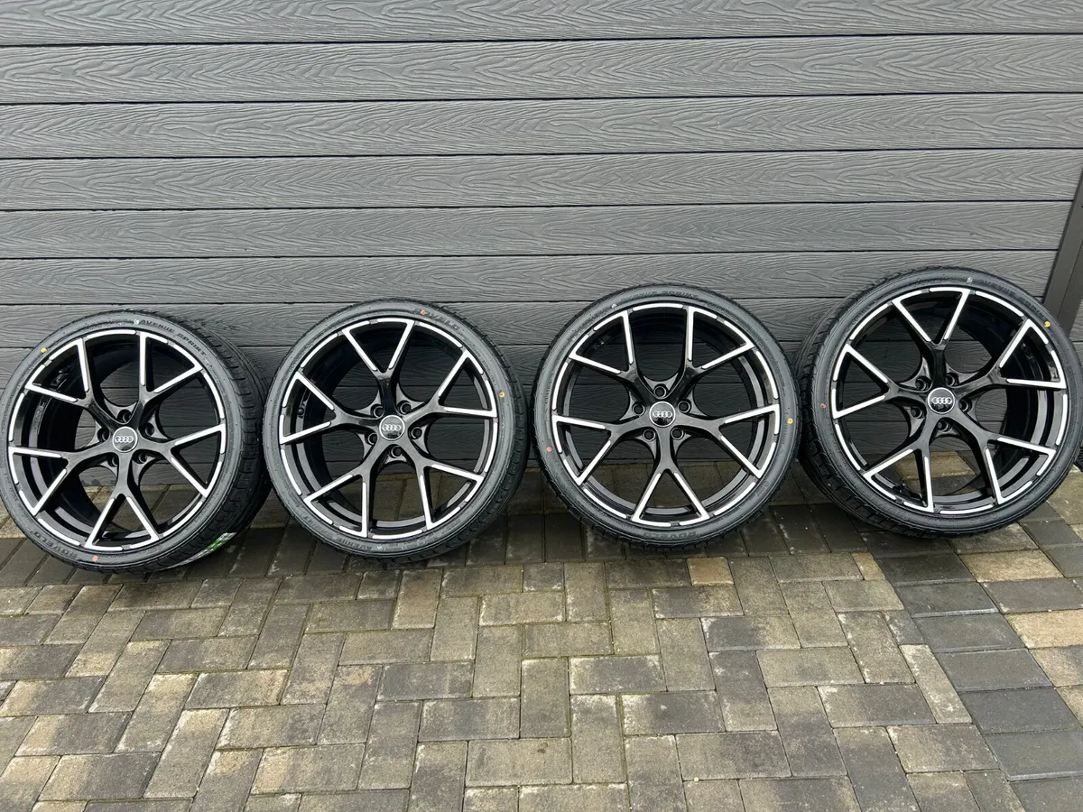 19” NEW AUDI RS3 ALLOY WHEELS & TYRES - Image 2