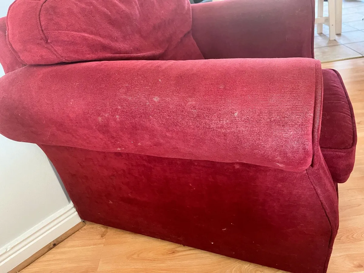 2 Red chairs - Image 3