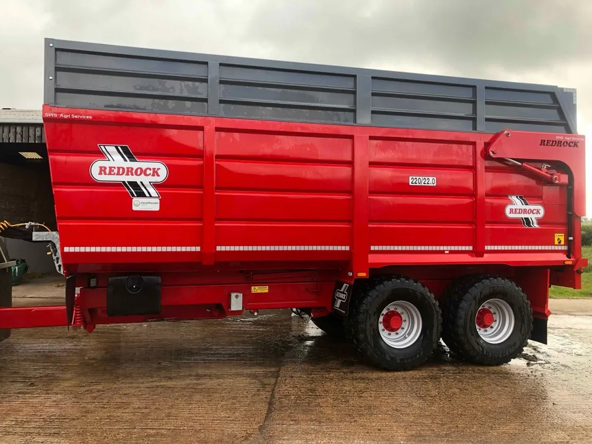 Red rock 22f silage trailer - Image 1