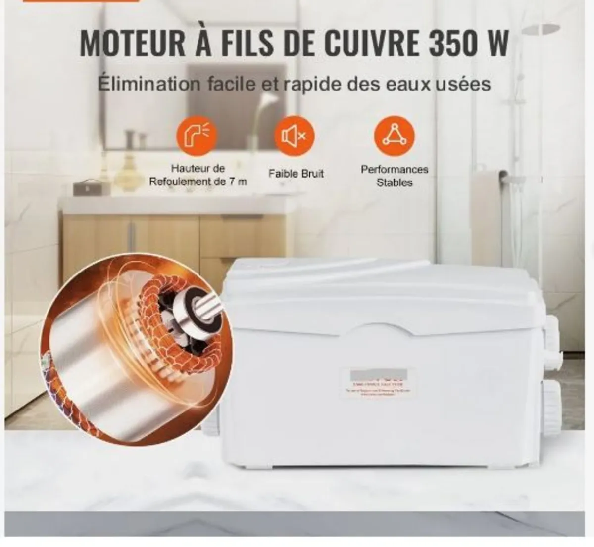 Macerator Pump, 350W - Image 3