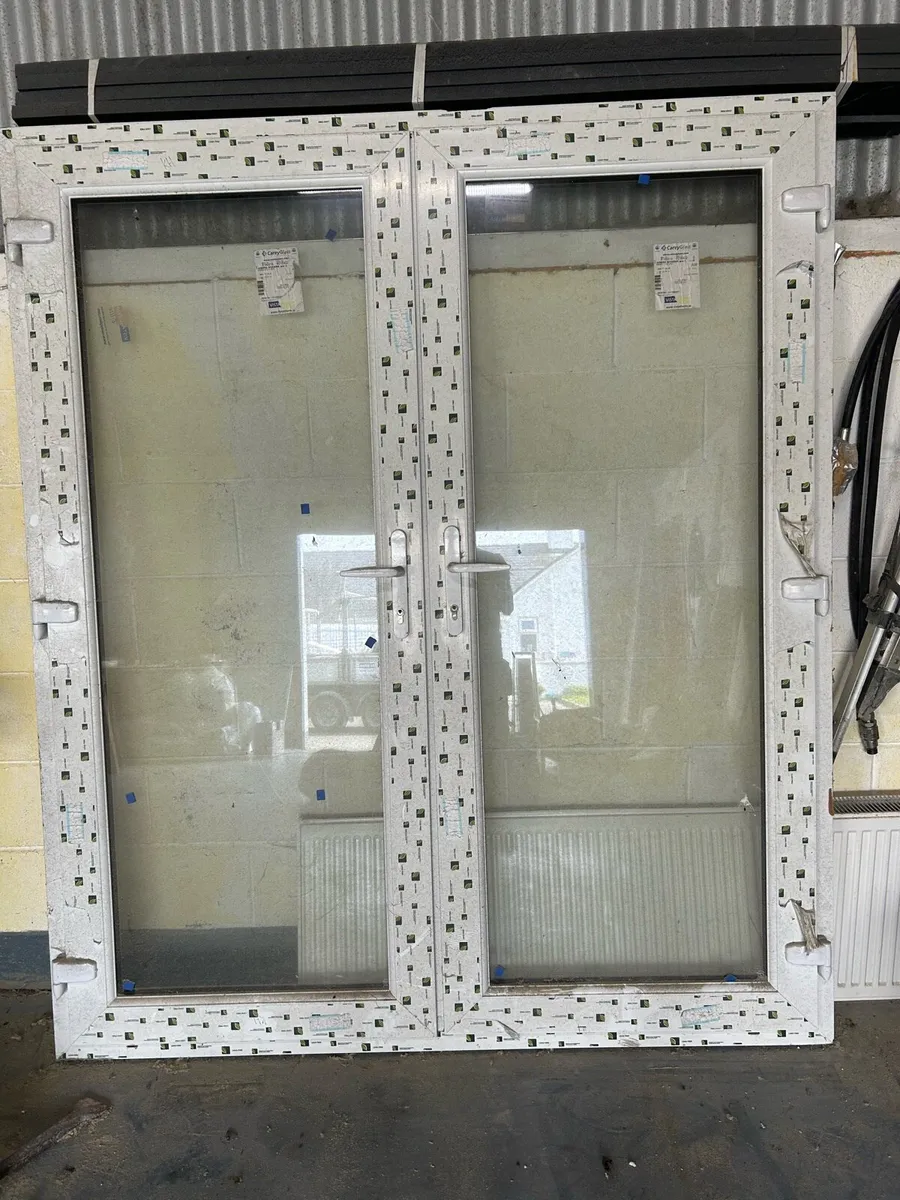Double patio door