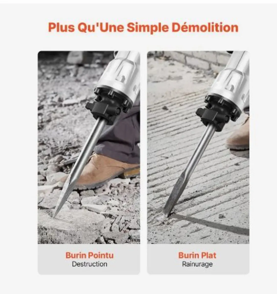 Demolition Jack Hammer, 3500W - Image 4