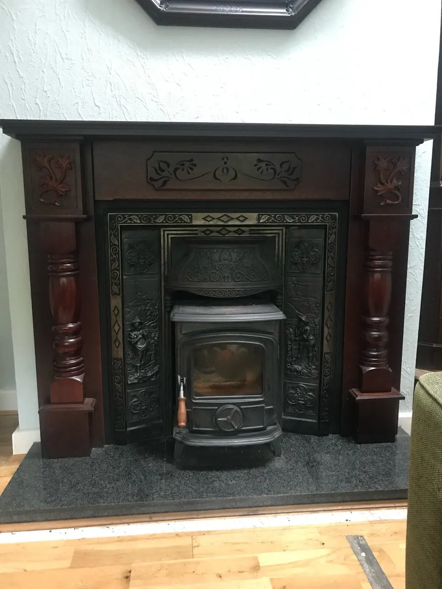 Mahogany Fireplace - Image 1