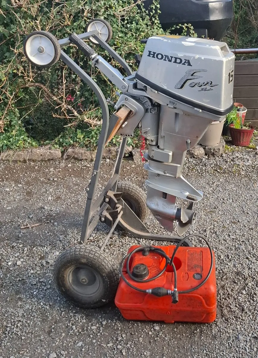 15HP Honda 4 Stroke Short Shaft Outboard Motor - Image 2