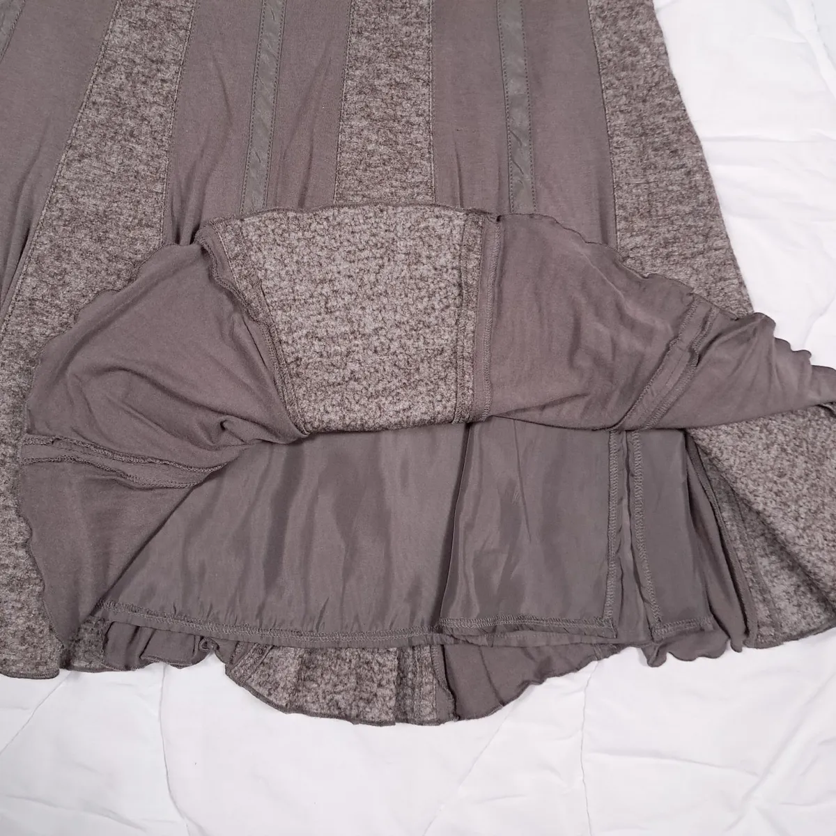 Kapalua Taupe Brown A-Line Midi Skirt 12UK/40EU - Image 2
