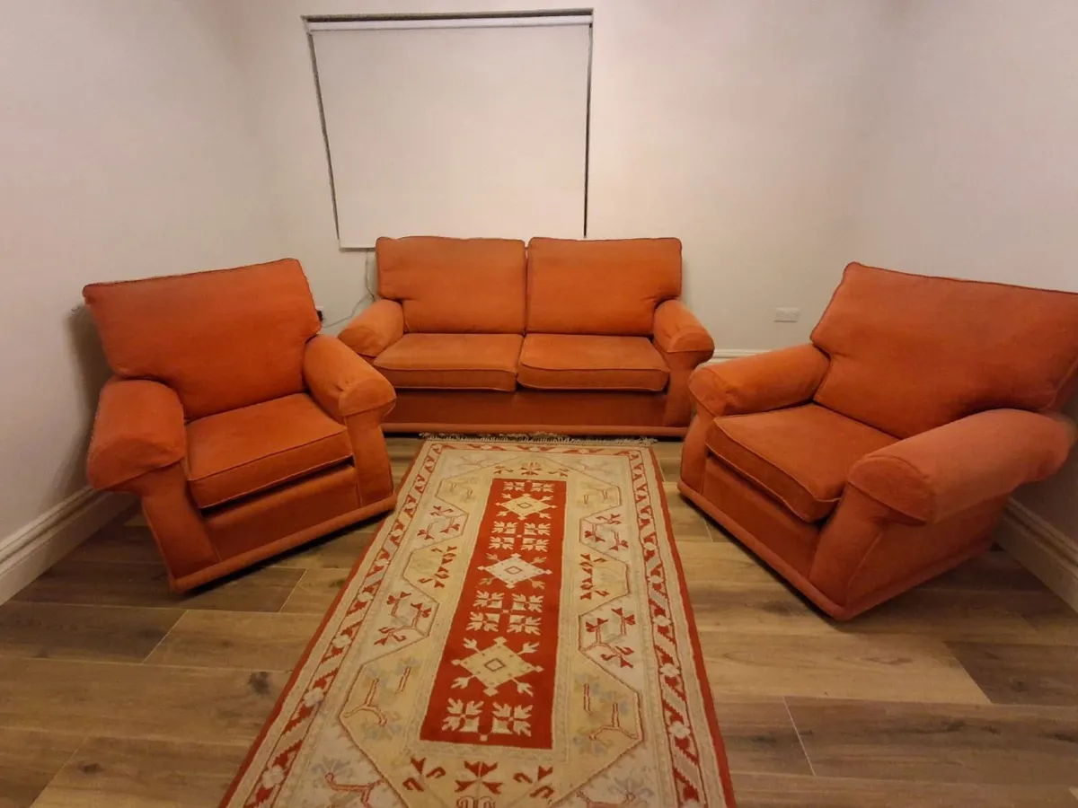 3 Seater Sofa with 2 Arm Chairs - Image 1
