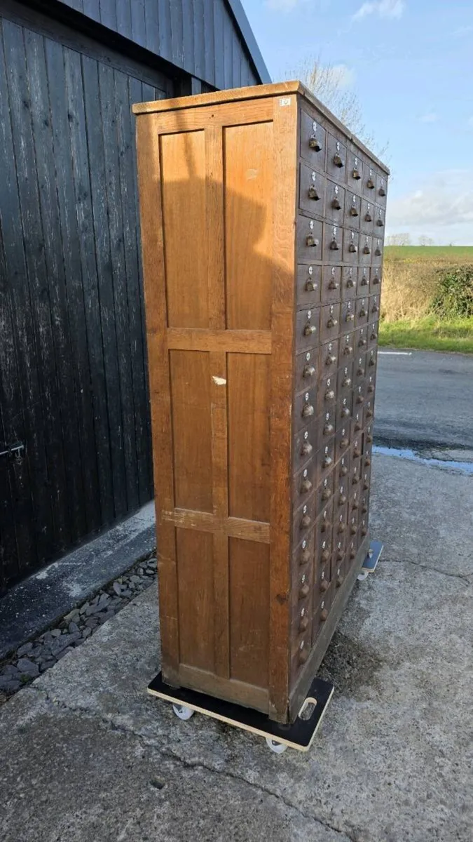 Antique French apothecary shop cabinet - Image 3