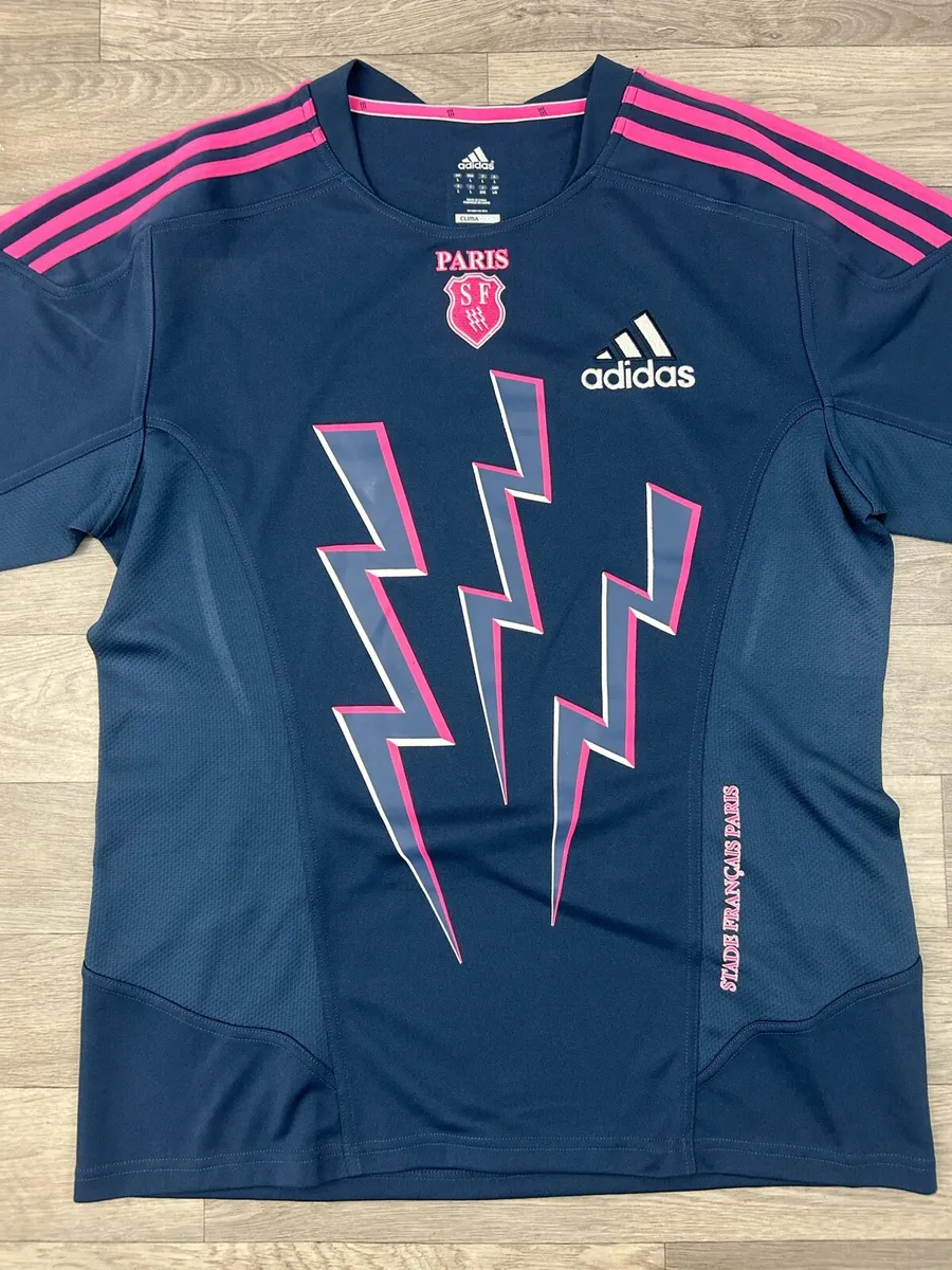 Vintage 2011 Adidas Stade Francais Rugby Jersey L - Image 2