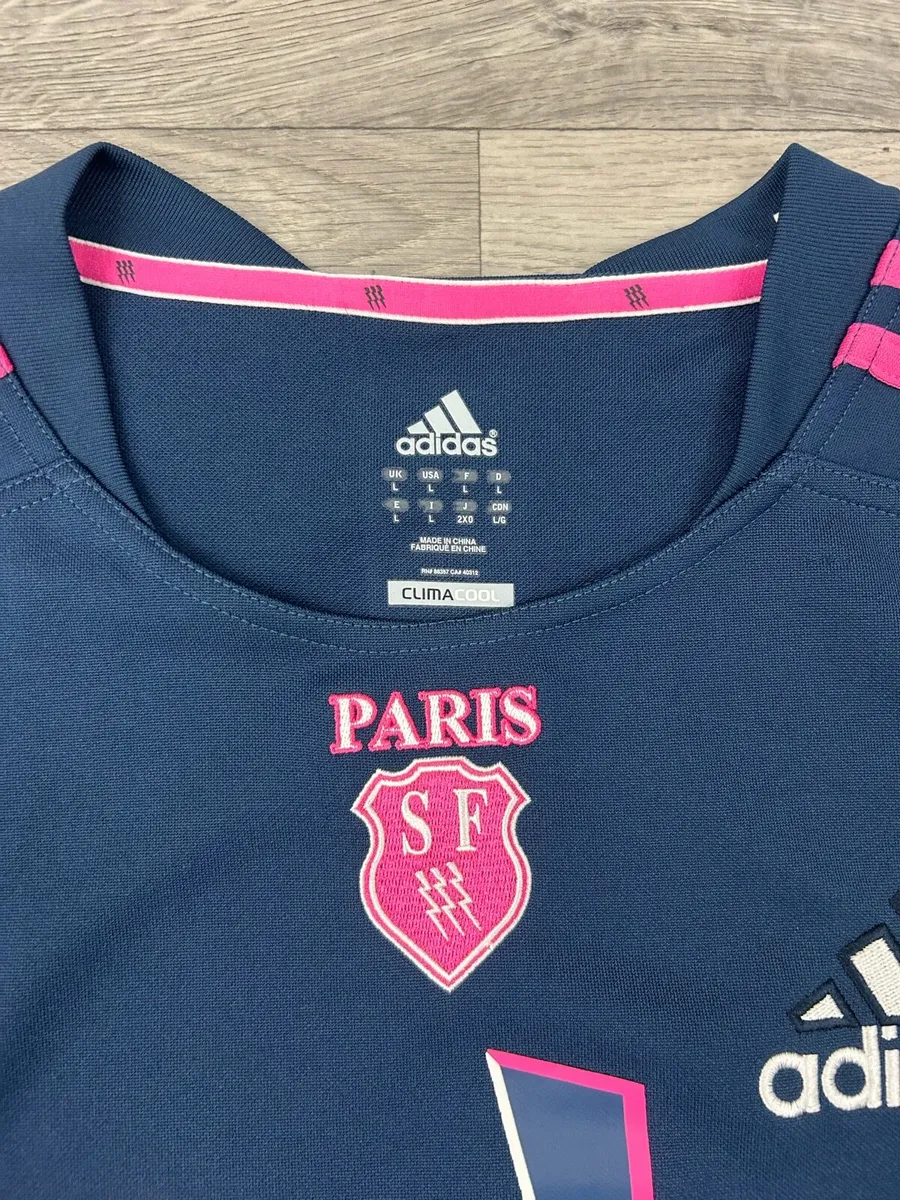 Vintage 2011 Adidas Stade Francais Rugby Jersey L - Image 3