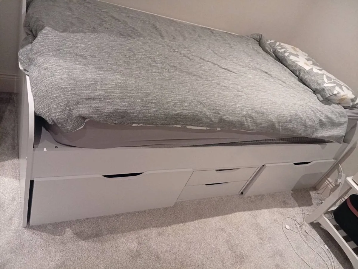 Single bed with storage - Image 2