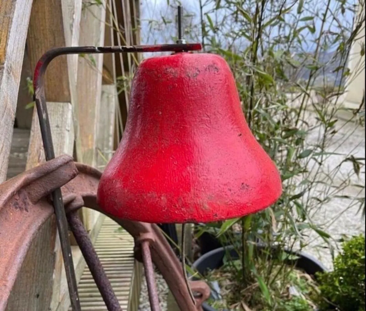 Large cast iron bell
