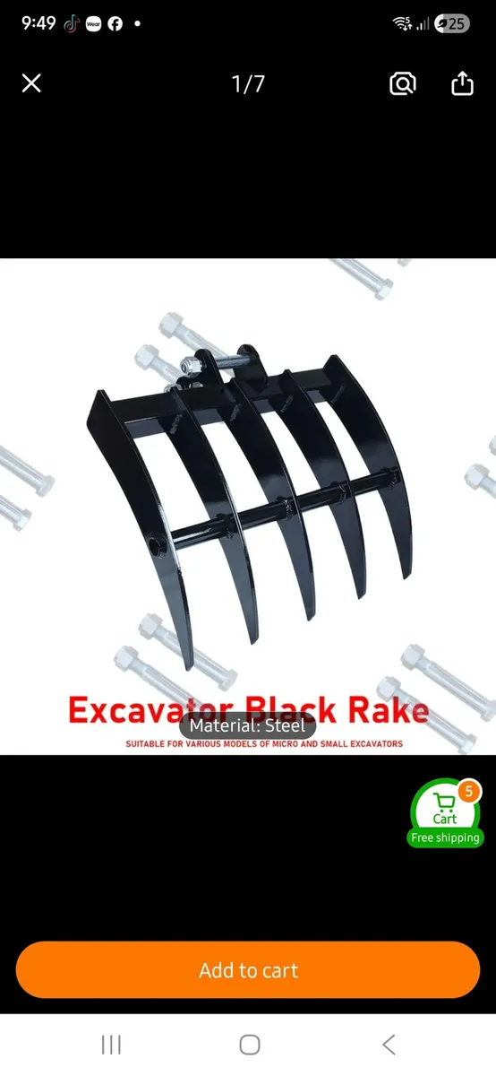NEW!!! Mini excavator mulcher flail mover - Image 3