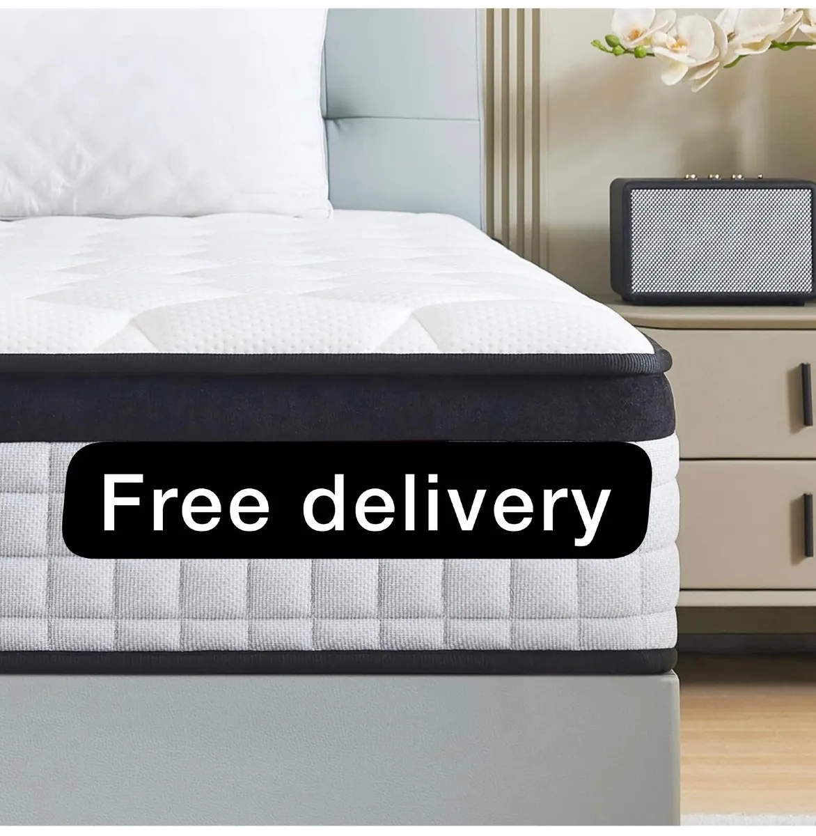 King Size Mattress 5FT,9 Inch 9-Zone Orthopedic Ma - Image 1