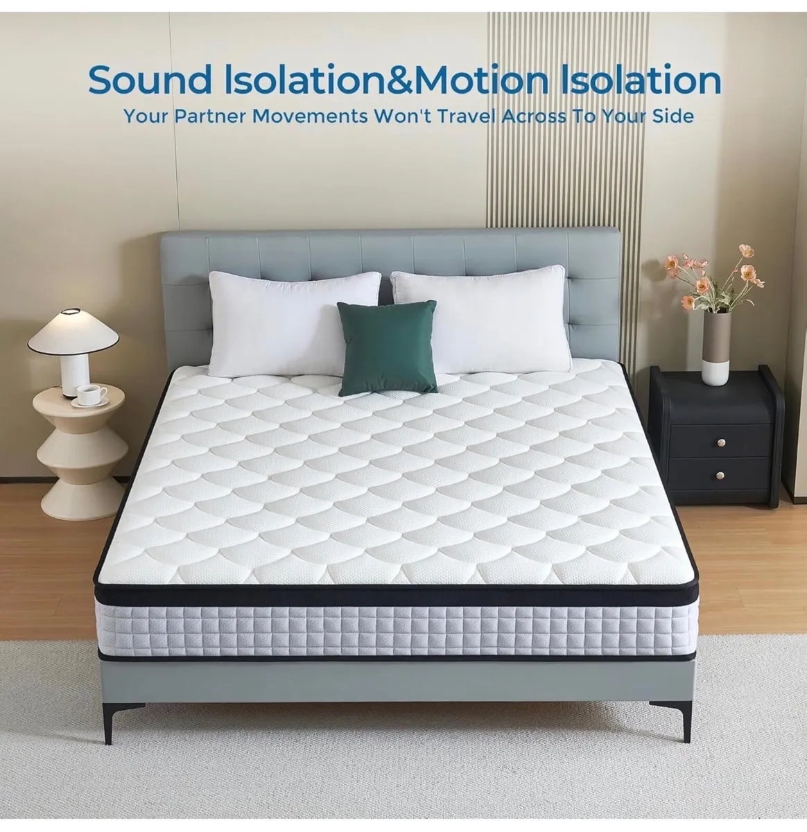 King Size Mattress 5FT,9 Inch 9-Zone Orthopedic Ma - Image 1