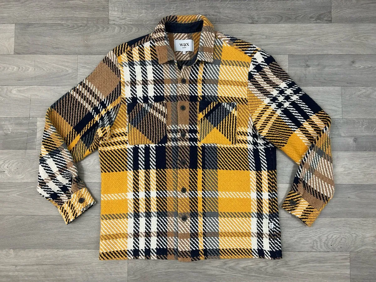 Wax London Check Overshirt Shirt Jacket Mens S/M - Image 1