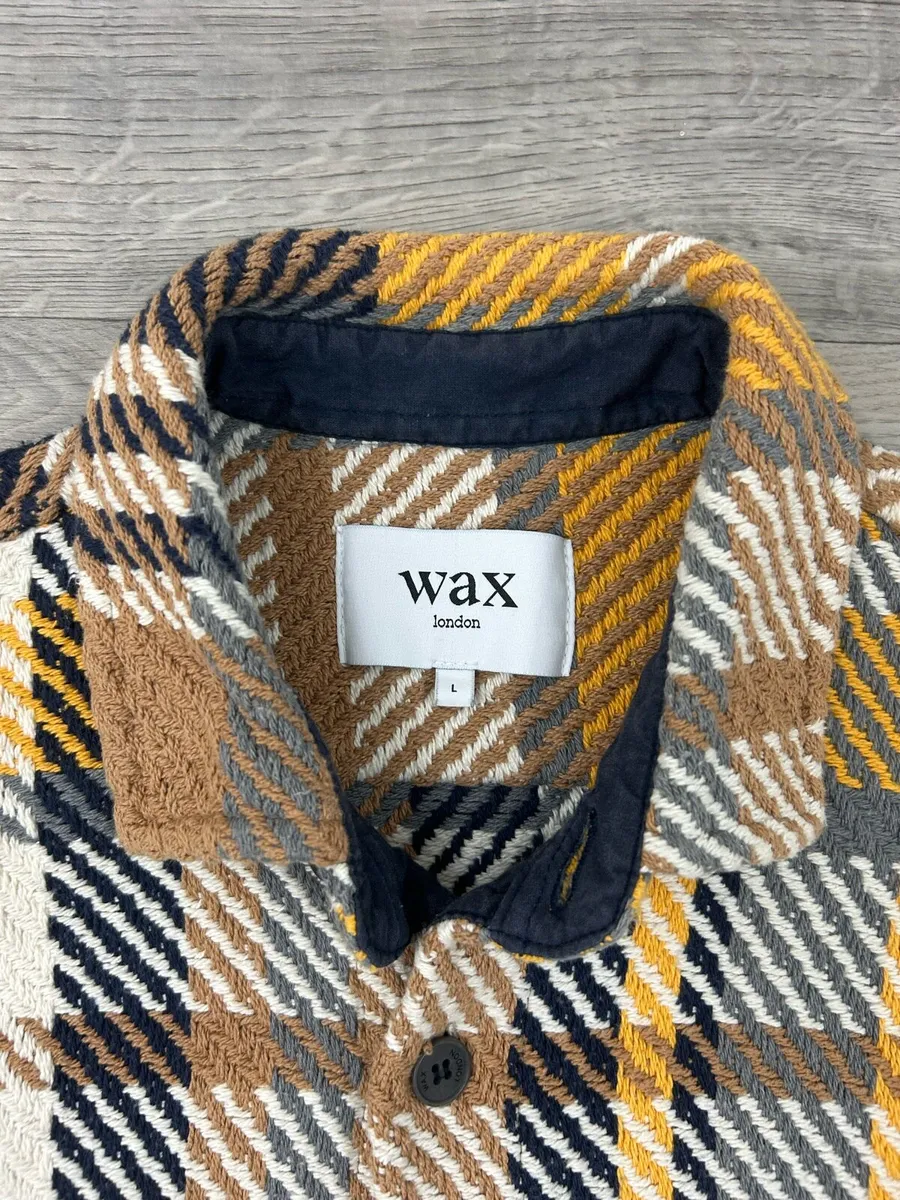 Wax London Check Overshirt Shirt Jacket Mens S/M - Image 4