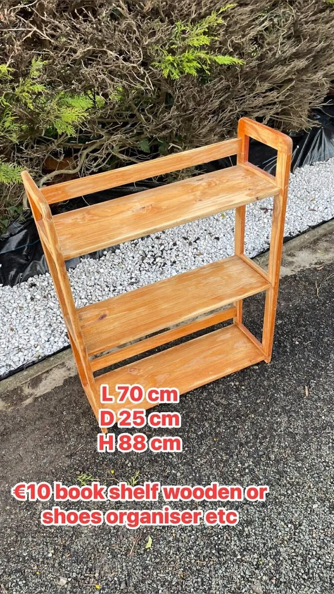 Book shelf + tv stand - Image 1