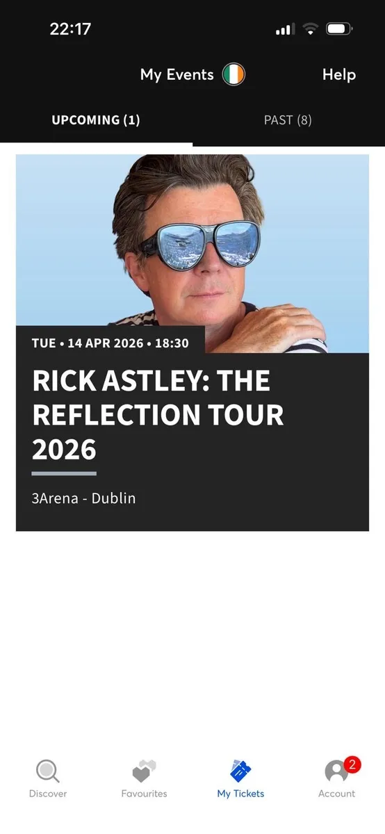 Rick Astley concert tickets