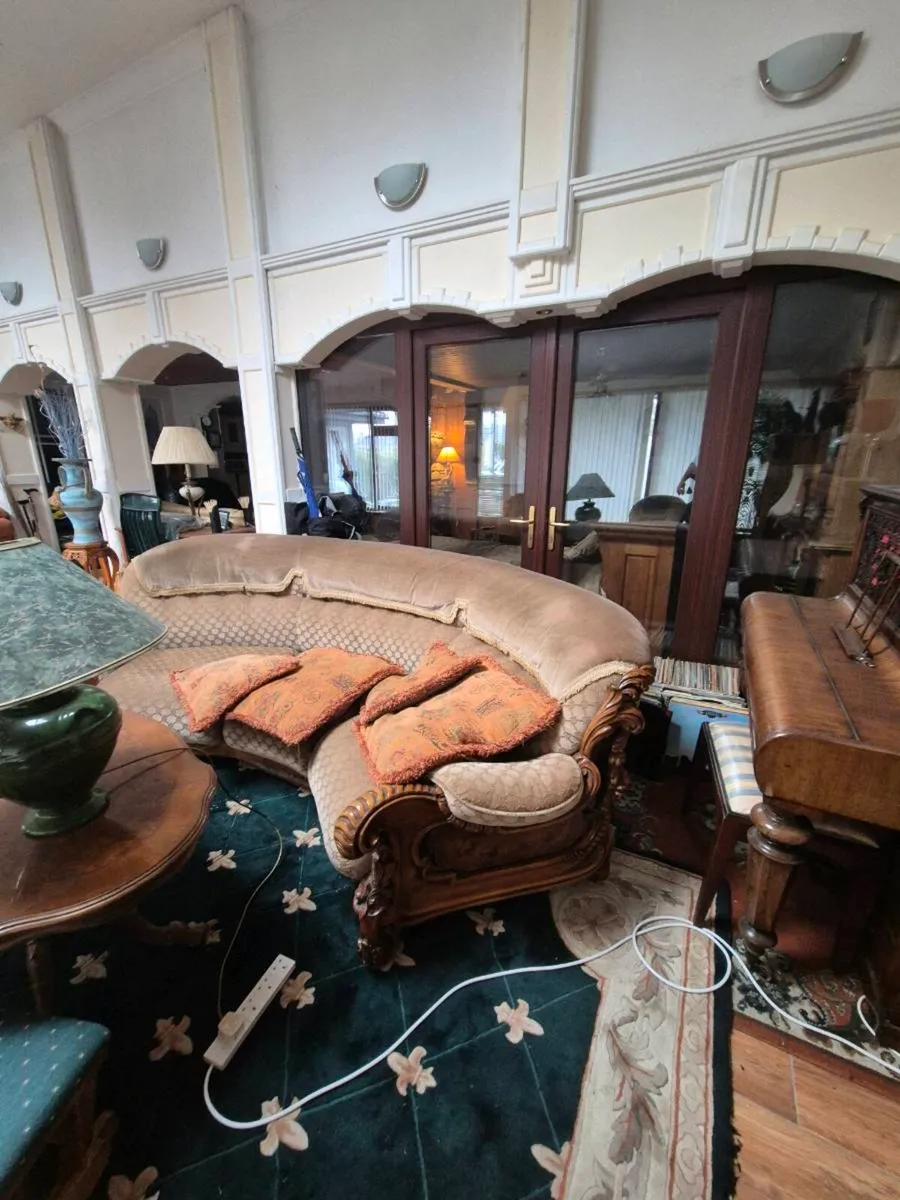 Antique sofa set - Image 4