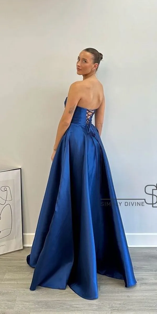 Debs Dress - Blue size 12 - Image 2