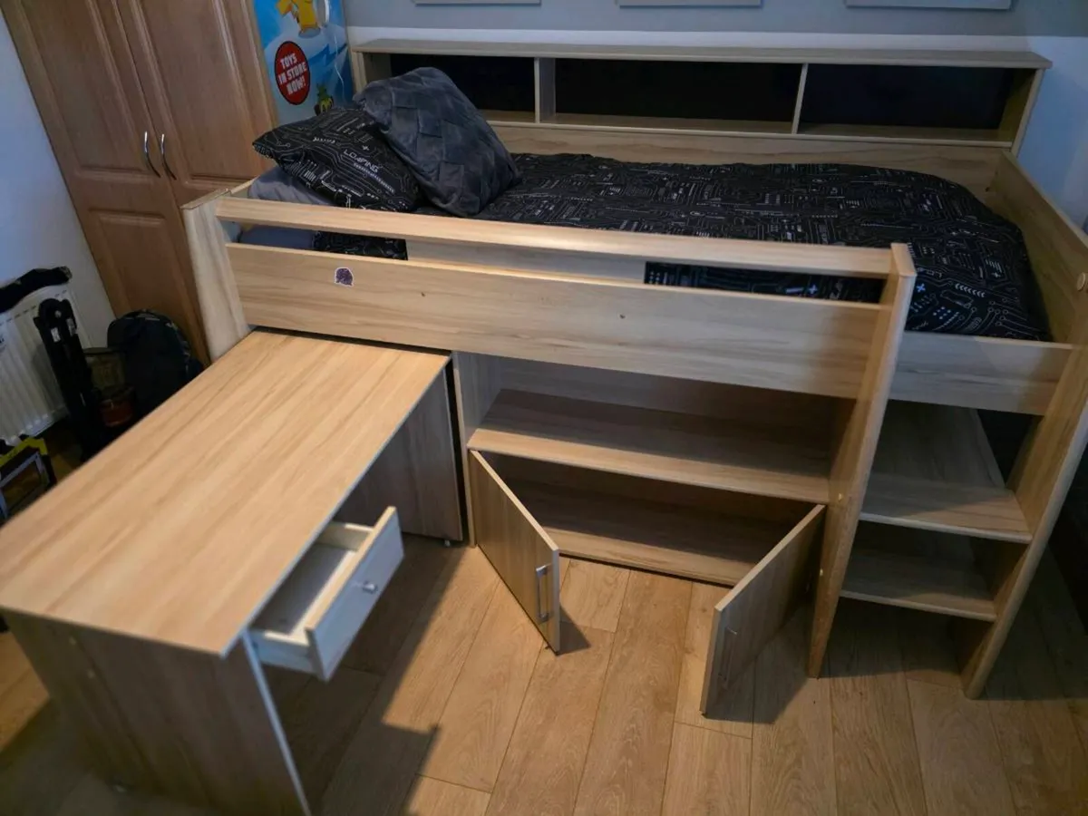 Kids mid sleeper cabin bed single - Image 2