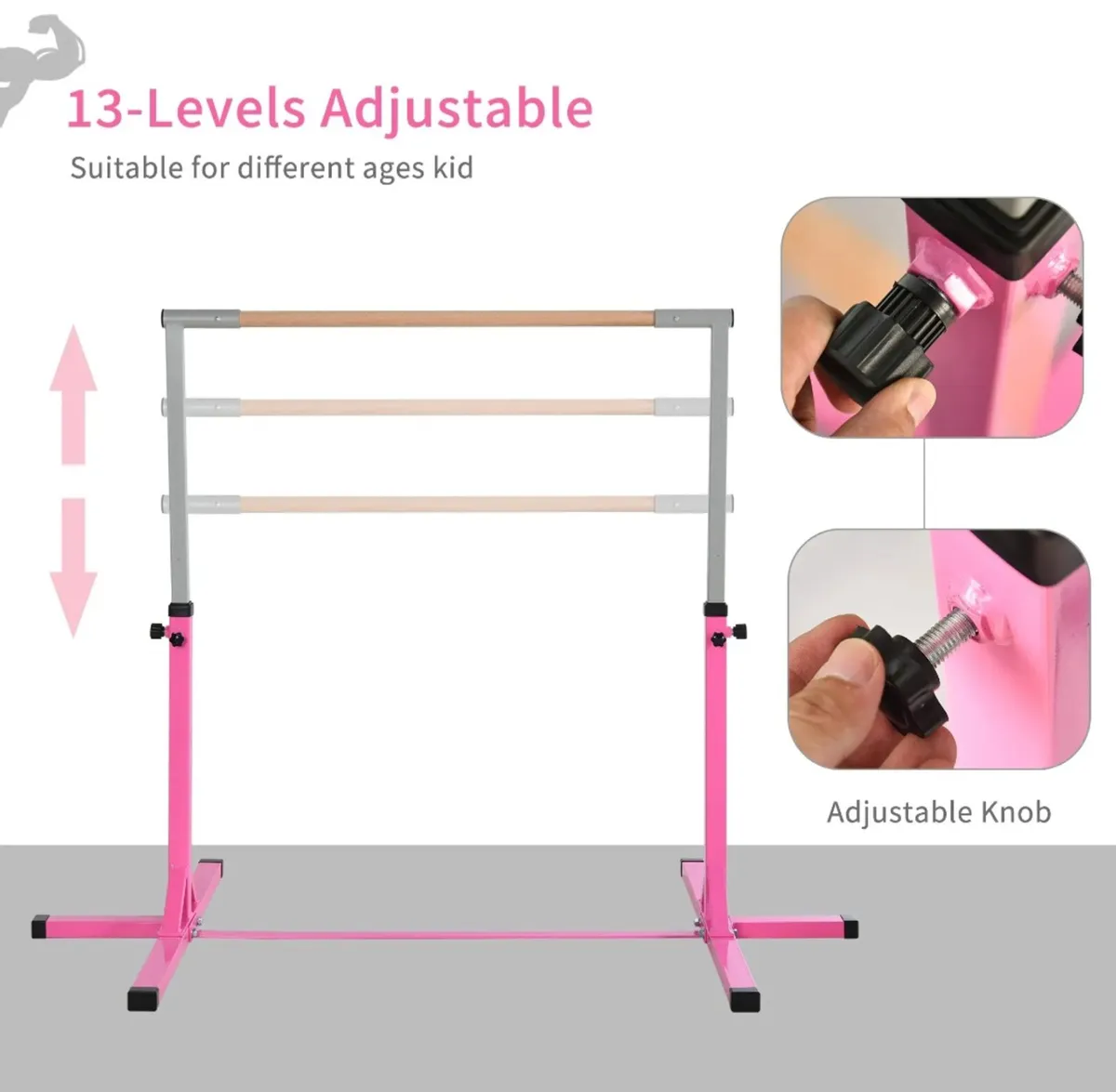 Gymnastics bars with inflatable mat save €€€ - Image 3