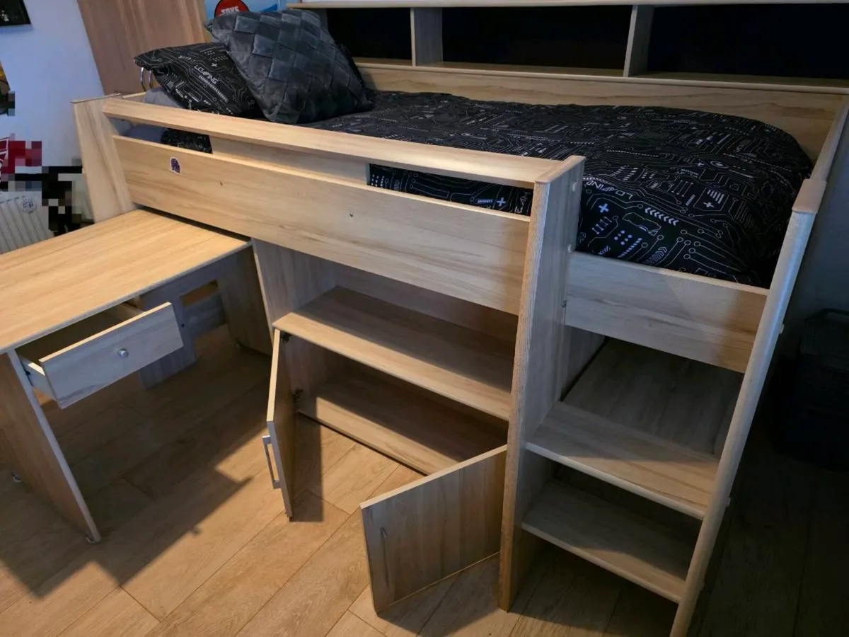Kids mid sleeper cabin bed single - Image 3