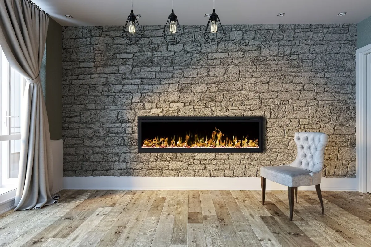 72" Electric fireplace - insert- FREE DELIVERY ALL - Image 2