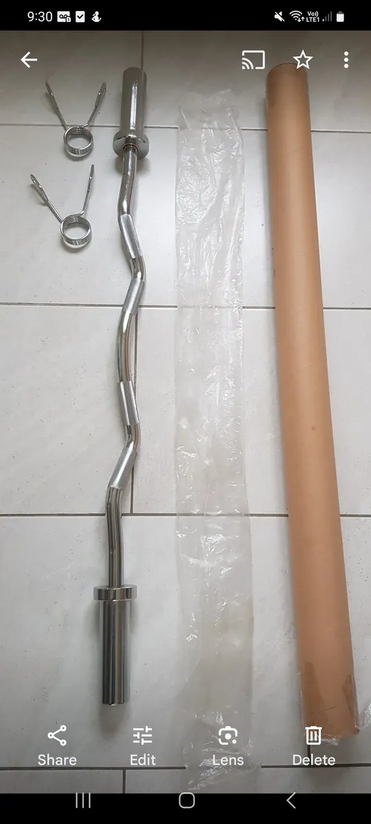 Brand new olympic ez curl bar - Image 1