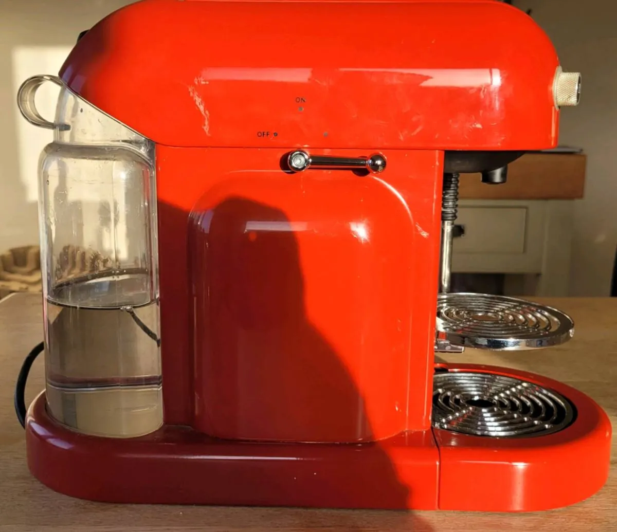 Red Krups Nespresso Coffee Machine - Image 2