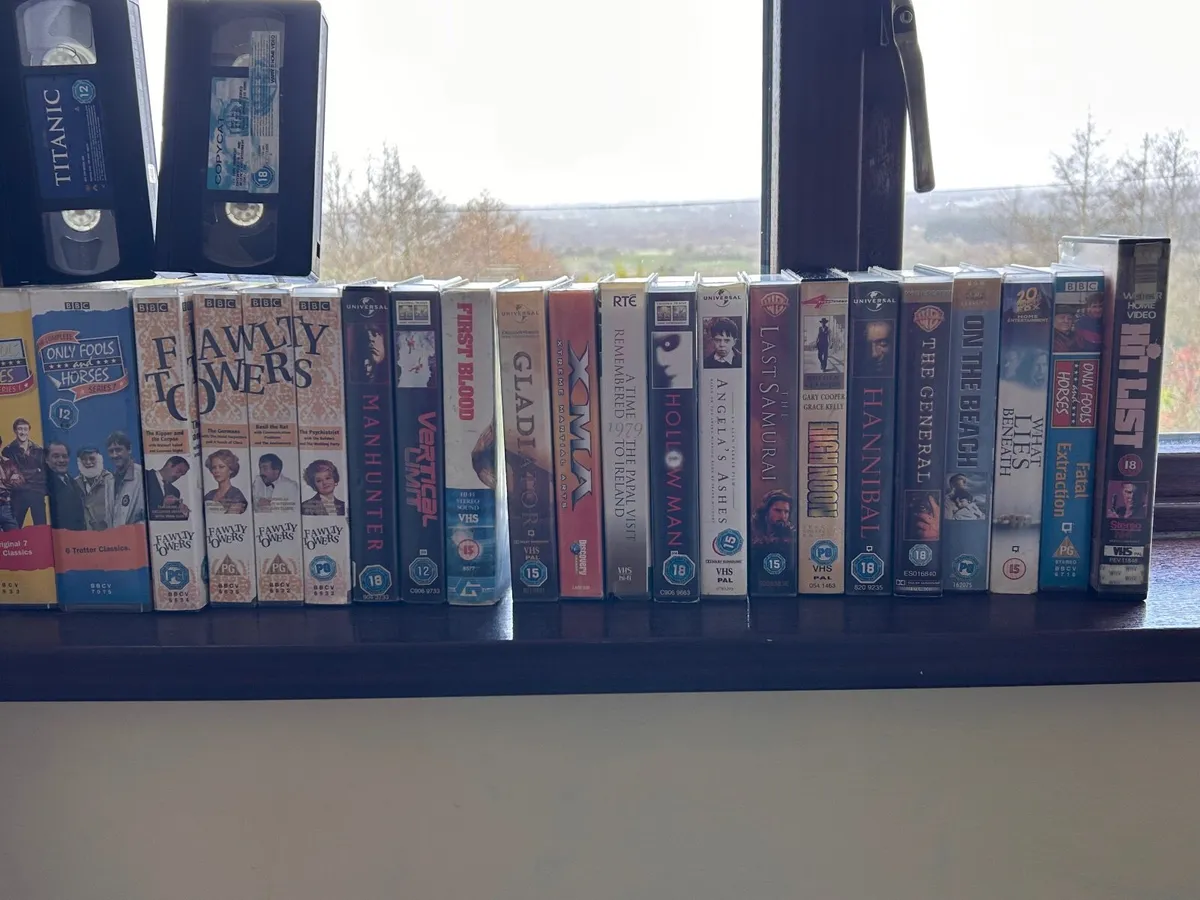 VHS videos of series and films dvd