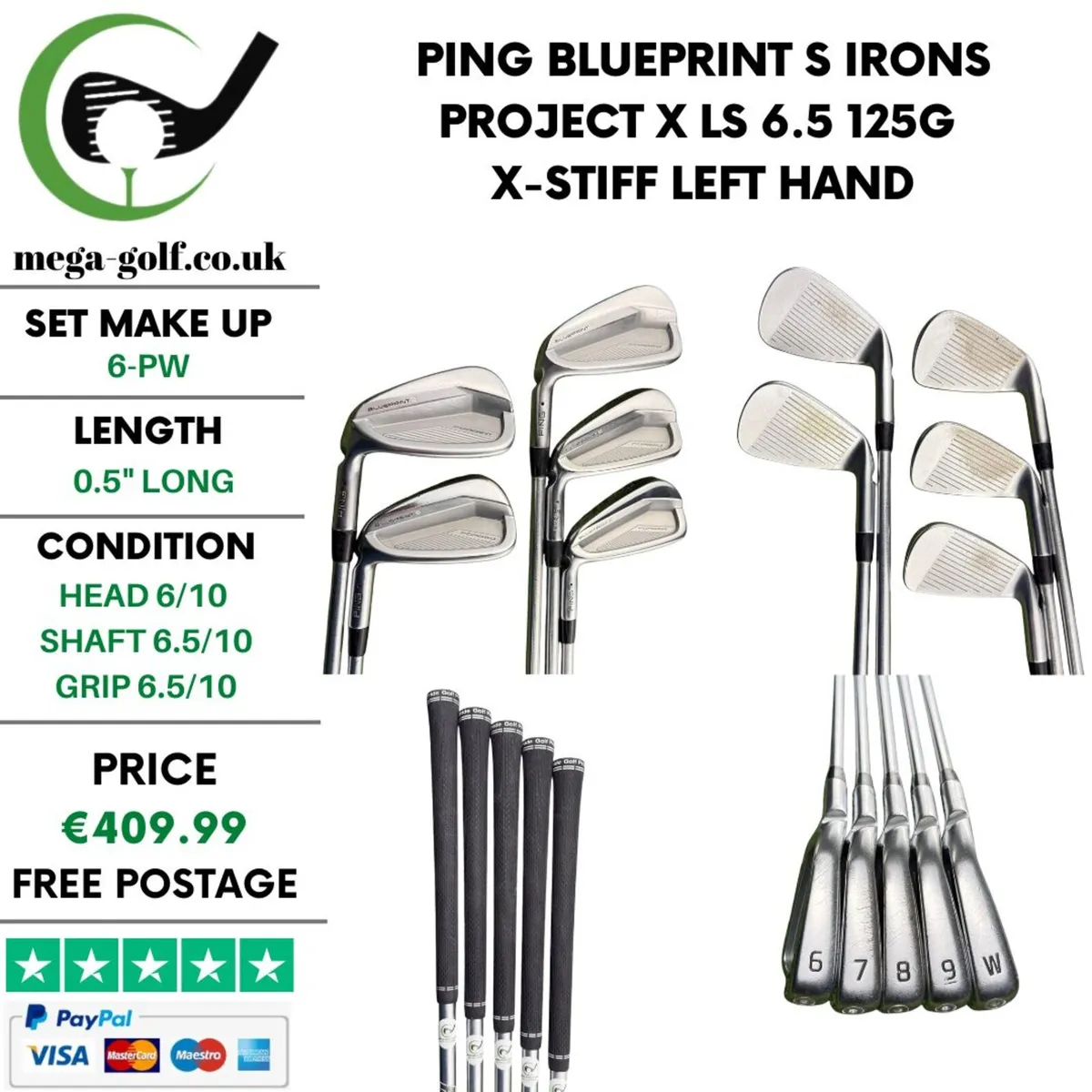 Ping Blueprint S Irons / 6-Pw / X-Stiff - Image 1