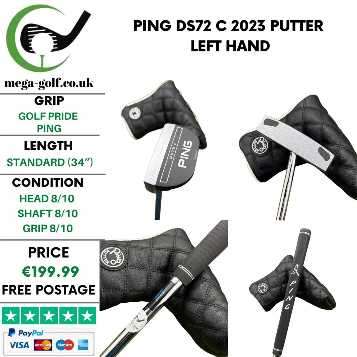 Ping DS72 C 2023 Putter / 34'' / Left Hand - Image 1
