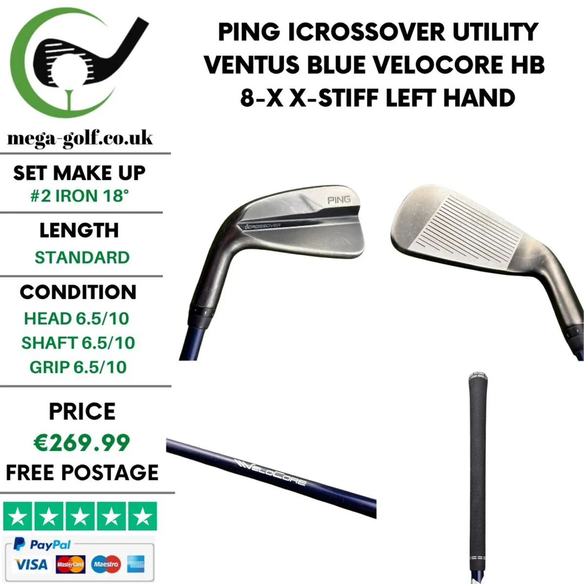 Ping iCrossover Utility #2 Iron 18° / X-Stiff - Image 1